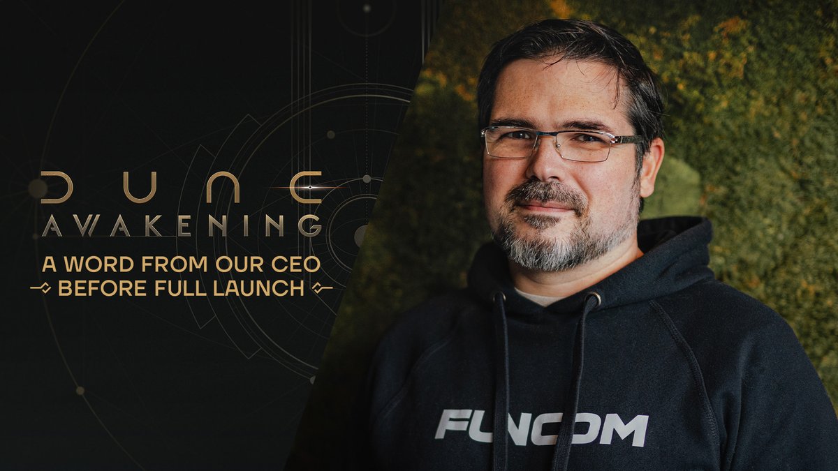 Sleepers, we are so humbled to see you all enjoying your time on Arrakis so far! We're working around the clock to continue improving your playing experience. 🏜️ Our CEO, Rui, would like to share a few words with you before #DuneAwakening fully releases tomorrow.