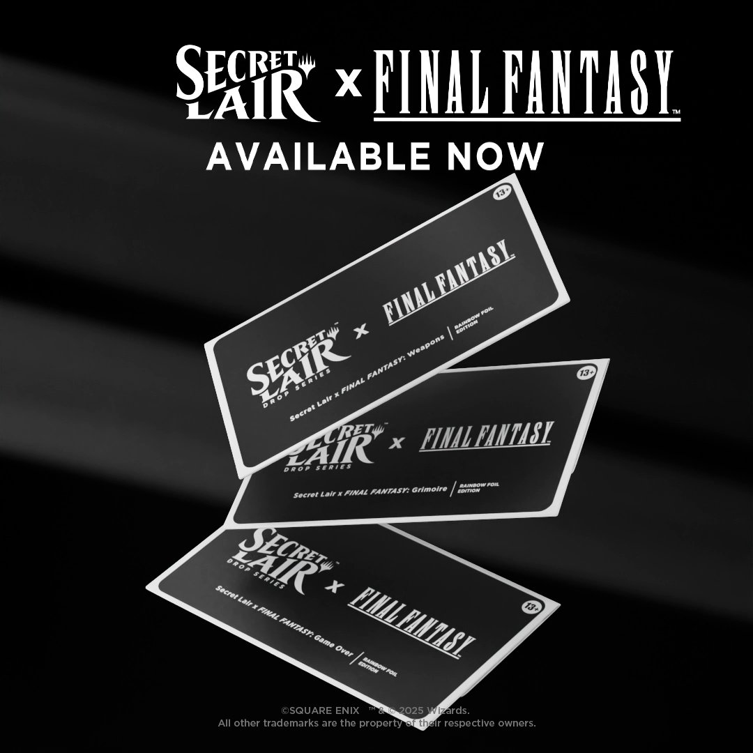 The wait is over, #MTGxFINALFANTASY is here. Available now at