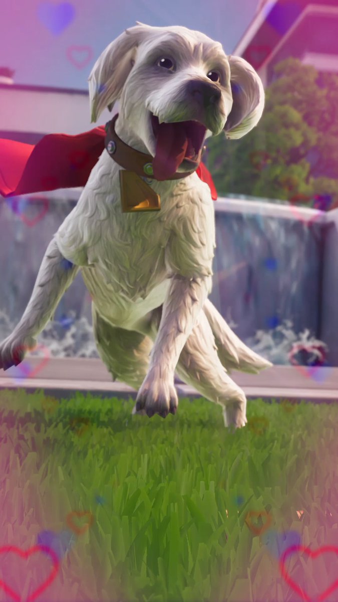 Good boy Krypto! Here’s a treat 💥