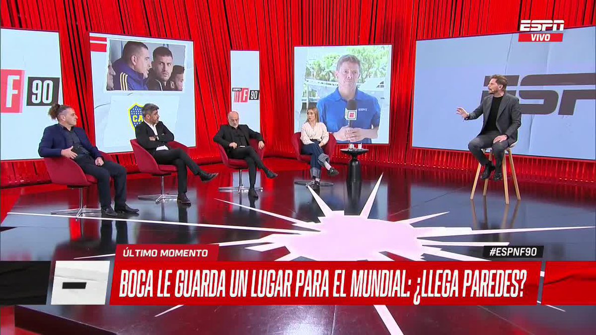 😱 ¿LLEGA AHORA? Boca trabaja a contrarreloj para cerrar la vuelta de Paredes. 📺 No te pierdas #ESPNF90 en vivo por #DisneyPlus
