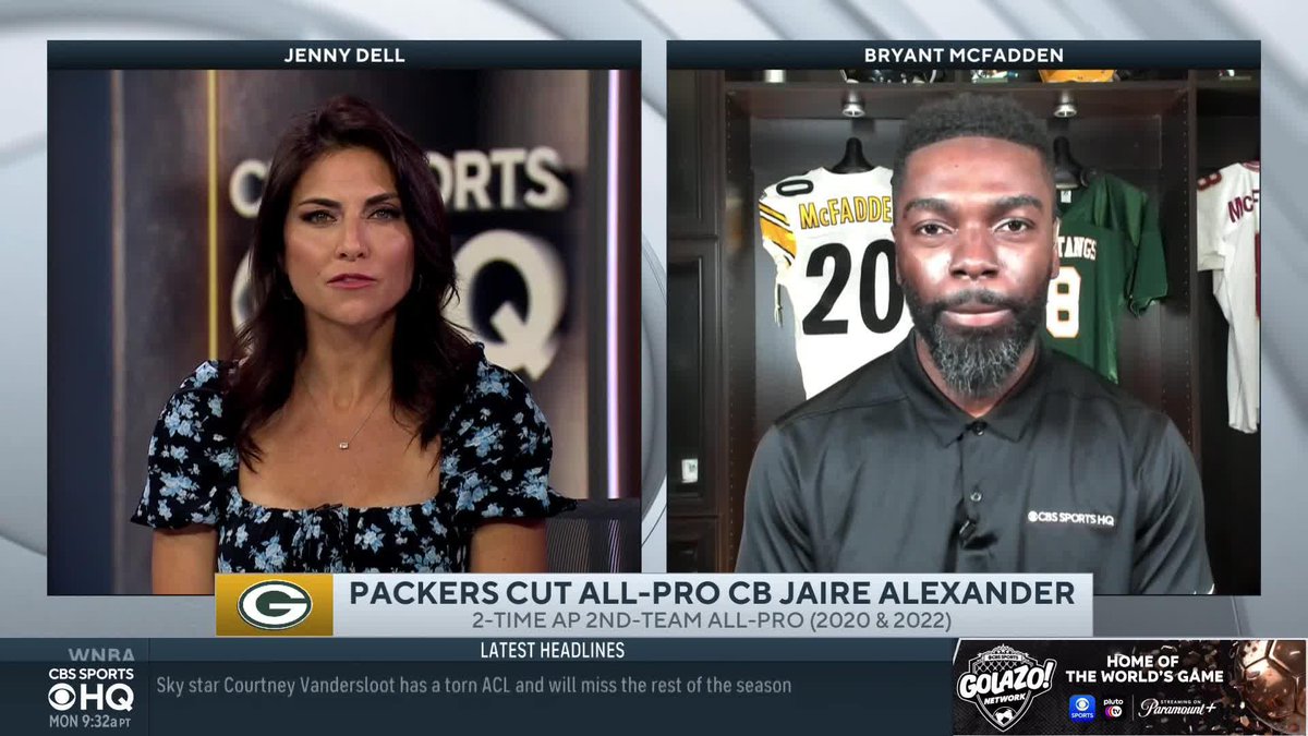 "What about the Philadelphia Eagles?" Bryant McFadden thinks the Eagles could be a good landing spot for Jaire Alexander ๐