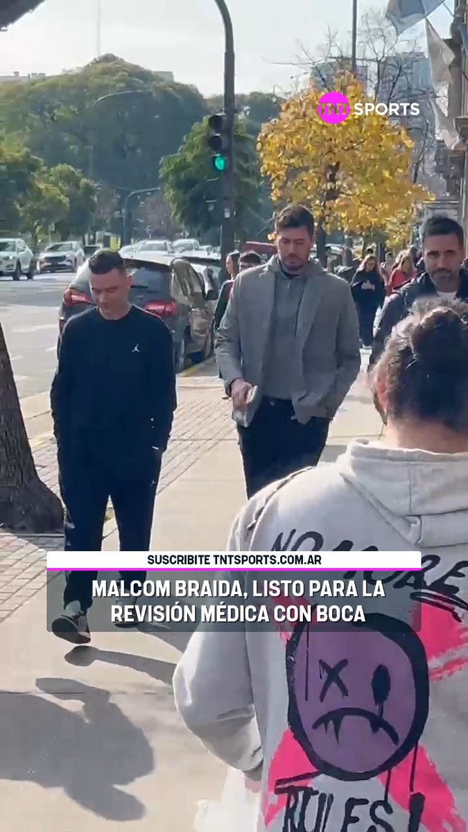 🔎Así llegaba MALCOM BRAIDA a hacerse la REVISIÓN MÉDICA para convertirse en nuevo JUGADOR DE #BOCA y el jugador número 33 en el plantel para el MUNDIAL DE CLUBES.