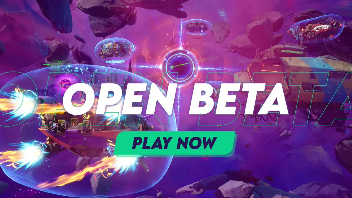 🙌 Crew up 🚀 Ship out 🔥 Fly around 🎉 Find out The #Wildgate Open Beta is LIVE NOW! Play FREE thru June 16 💥