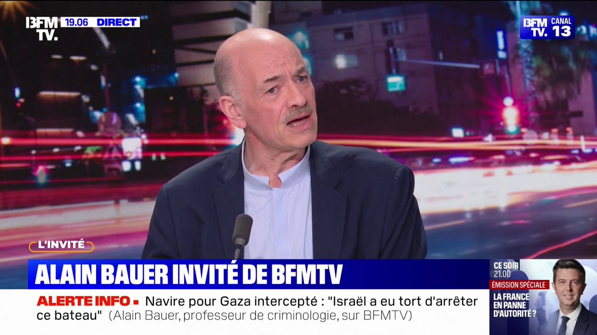 Alain Bauer sur la justice : "La France n'est pas un pays laxiste, je l'indique par le nombre de prisonniers"
