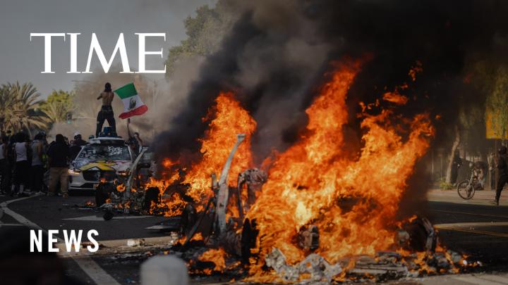 Large-scale protests are taking place in the Los Angeles area against President Donald Trump’s immigration policies and raids conducted by the U.S. Immigration and Customs Enforcement (ICE)
