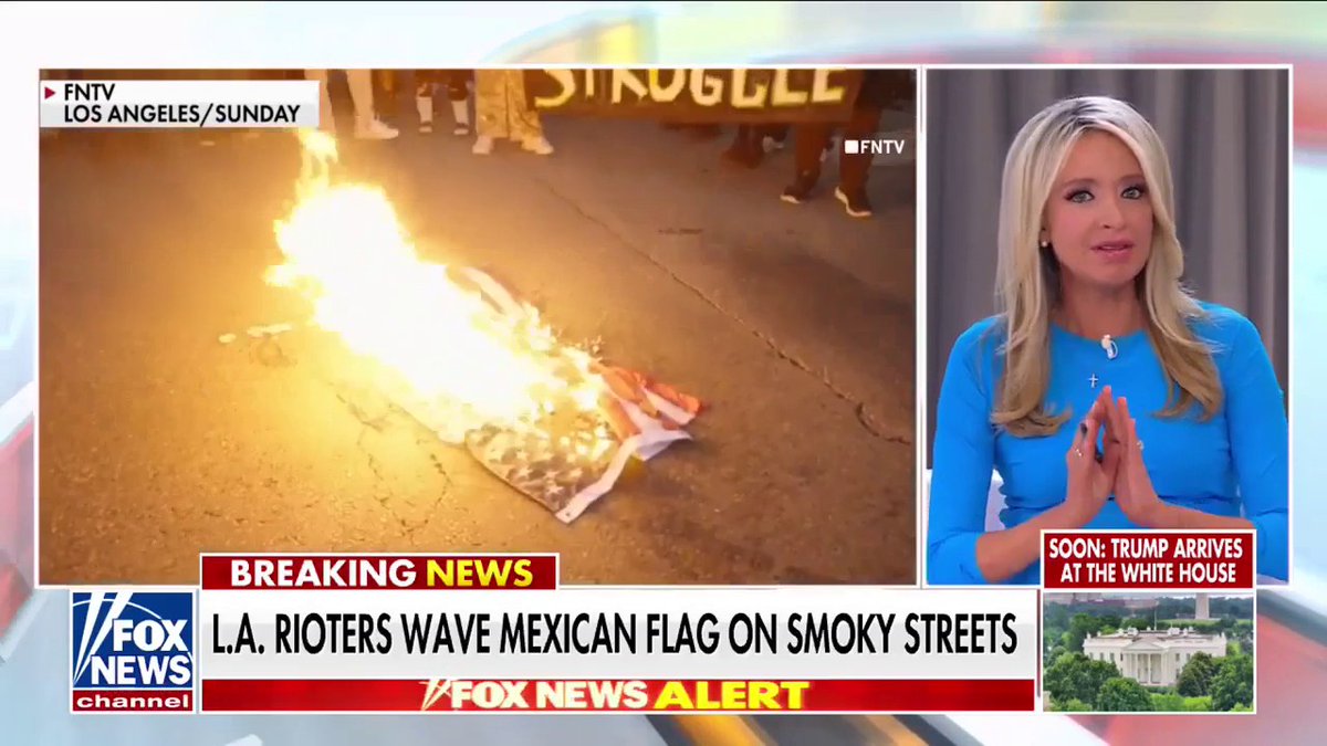 “Kamala Harris’ statement puts her on the side of lawlessness.” Kayleigh McEnany slams Kamala Harris for condemning the National Guard, not the chaos on the streets.