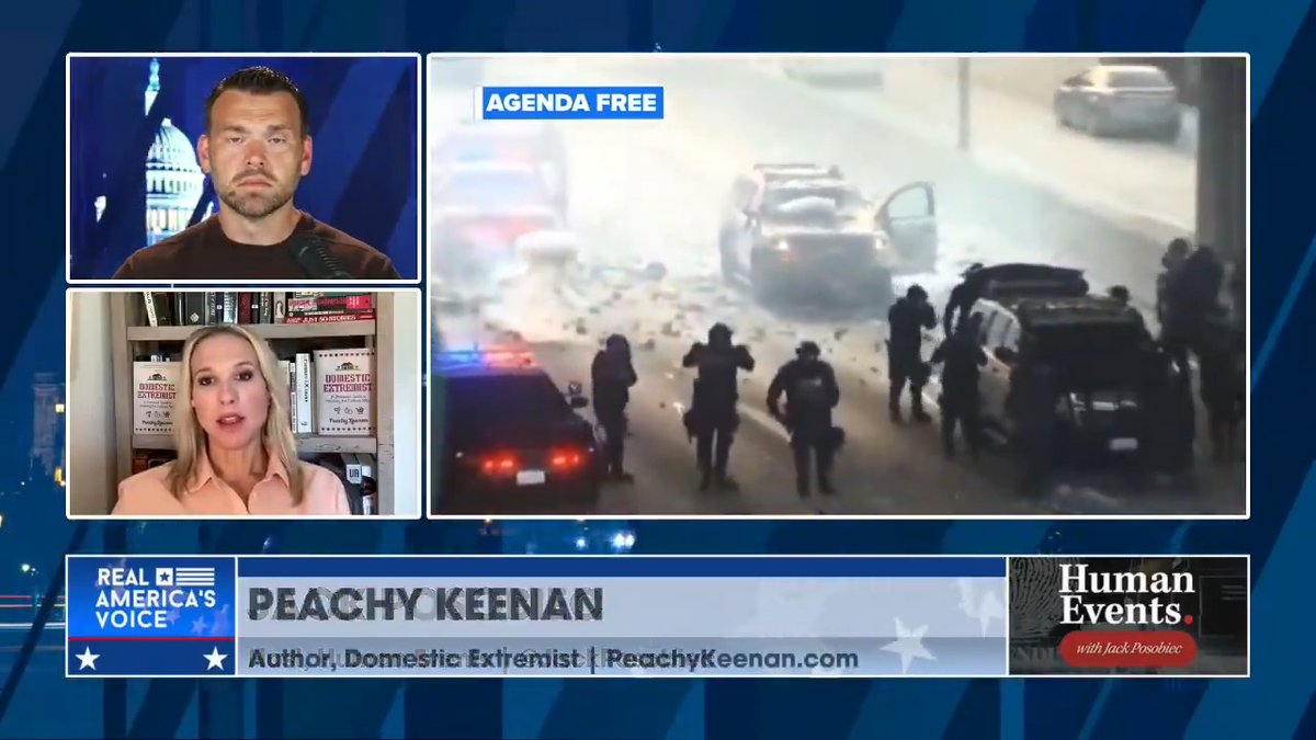 WHY SO FEW ARRESTS IN LA??? Peachy Keenan: "If we're using the Jan. 6 rules, these people need to go to solitary confinement for life, right?" @jackposobiec