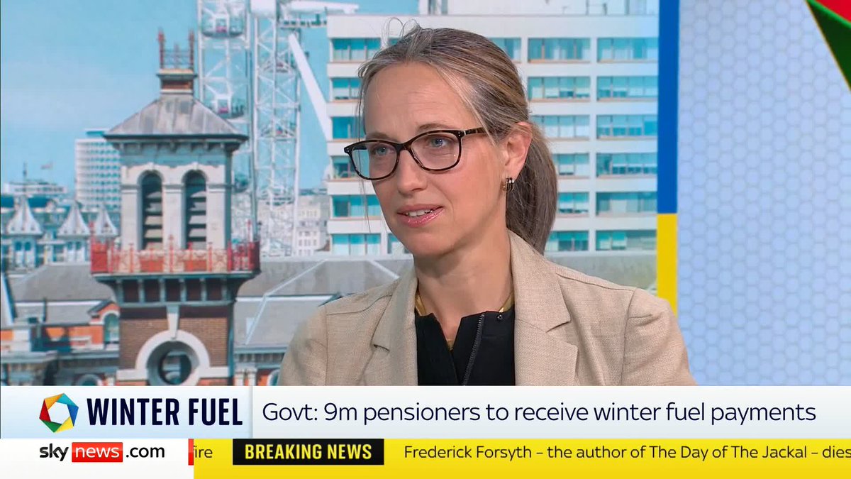'Labour should say sorry, and we got this wrong' Shadow work and pensions secretary Helen Whately MP tells Sophy Ridge the government should apologise over its handling of the winter fuel payment policy. #PoliticsHub 📺 Sky 501