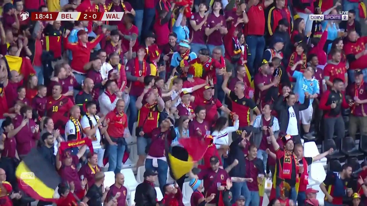 هدف منتخب بلجيكا الثاني ضد منتخب ويلز في تصفيات كأس العالم عن طريق تيليمانس♥️🇧🇪