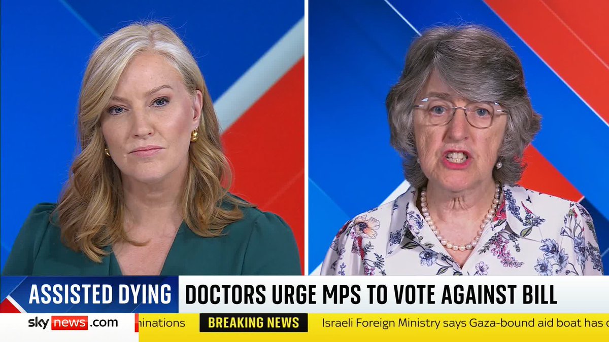 'The concern is the assisted dying bill will harm more people than it will help' Professor of palliative medicine Baroness Finlay tells Sarah-Jane Mee how easy it is for coercion to happen and says she has experienced it first hand. 📺 Sky 501