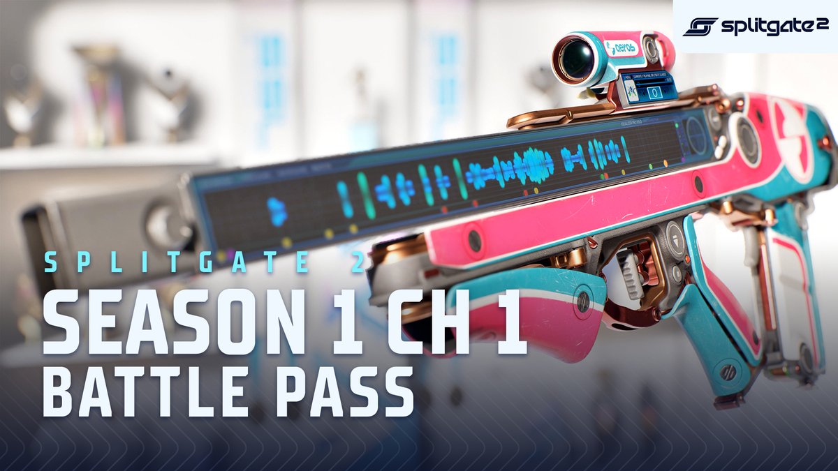 The most bang for your buck in Splitgate 2. 🌀 Grab your Battle Pass now for just 500 Splitcoin &amp; complete it to earn 500 back! 🪙