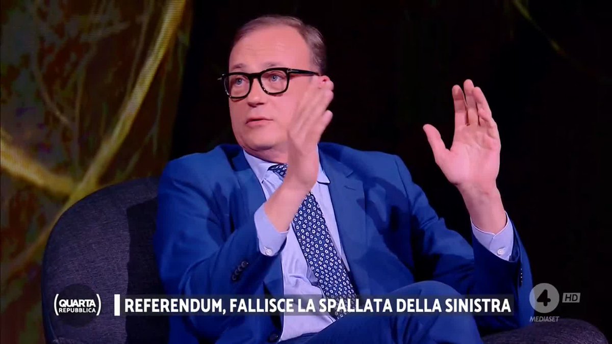 "Sapore di Salis sapore di Malox. Questo è un referendum contro Schlein, la Meloni lo sapeva e infatti lo ha favorito." #Cerno #referendum #quartarepubblica