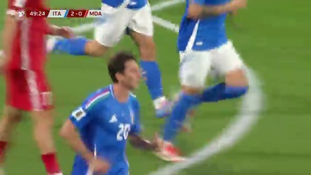 Italy finds the back of the net again to go up 2-0 🇮🇹