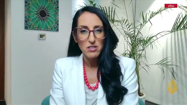الدبلوماسية الأمريكية السابقة هالة غريط التي استقالت سابقا من إدارة #بايدن بسبب السياسة الأمريكية تجاه غزة، تعلن انضمامها لقافلة "الصمود" لكسر الحصار عن #غزة.. ماذا قالت للجزيرة؟ #حرب_غزة #الأخبار