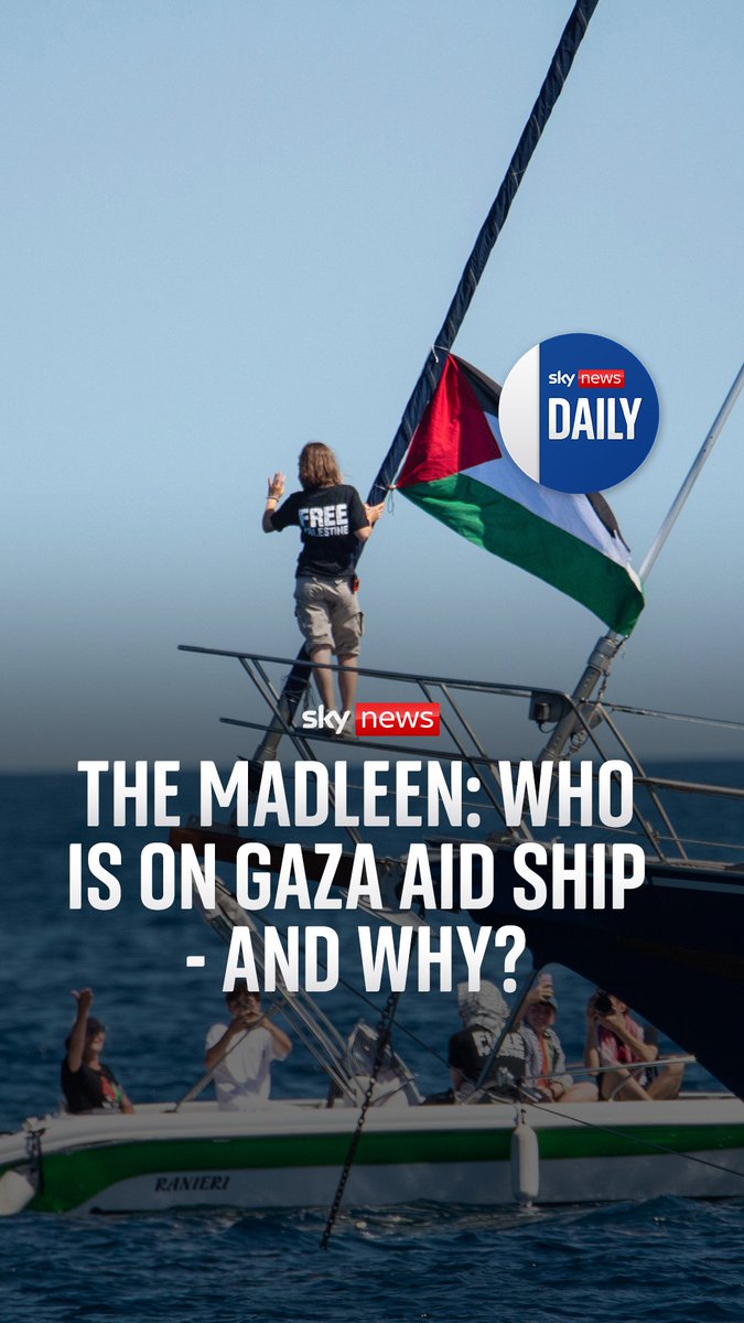 A boat carrying Greta Thunberg and activists with aid for Gaza was intercepted by Israeli forces overnight. On the Sky News #Daily, Darren McCaffrey speaks to Alistair Bunkall about what Greta Thunberg and her fellow activists might have achieved. 🎧