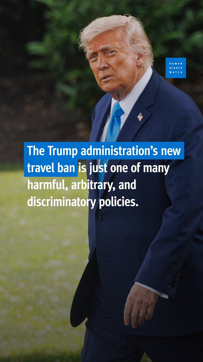The Trump administration’s new travel ban is just one of many harmful, arbitrary, and discriminatory policies. The US government should work toward a rights-respecting approach to immigration policy that protects the dignity of immigrants.