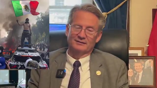 “That’s just complete lawlessness, and it’s endorsed by the government. The Mayor of Los Angeles, the media saying they don’t need to be sending police in to a situation where people are enjoying watching a car 'burn.' ” Rep. Tim Burchett sat down with Border Hawk today to share his thoughts on the recent riots in Los Angeles. We showed Rep. Burchett a survey conducted by Rep. Andy Ogles: “Is Los Angeles Mayor Karen Bass knowingly encouraging illegal aliens to reside in LA?” “I think she is. They just want numbers.” We showed the Congressman a photo from Cam Higby | America First 🇺🇸 of a rioter holding a Mexican flag. “I think that pretty much is what it’s all about. You’ve got a group of foreigners who are waving a foreign flag protesting in our country, the Mexican flag, and you have also seen the Mexican president call for disruption in our country as well. That reeks of an invasion to me."