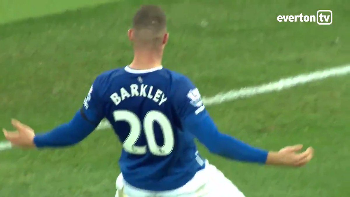 During half-time of Everton's 4-0 win over Aston Villa in November 2015, Jack Grealish's Dad scored a penalty on the pitch during the half-time entertainment 🔵⚽️ Kevin Grealish scored past a Toffees youth goalkeeper before celebrating with the away end