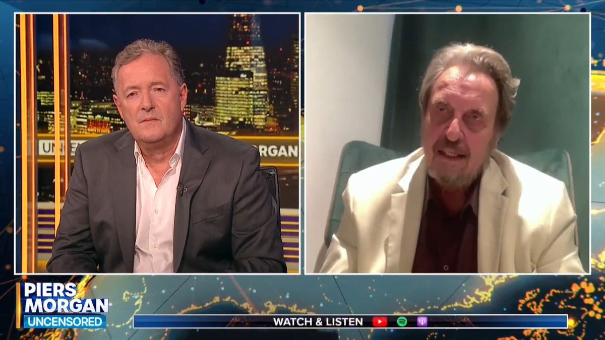 "There's no way that Elon takes anything." Errol Musk tells Piers Morgan reports of his son Elon's drug use are "totally false." "As the head of SpaceX he's under regular check-ups, like all the staff." 📺 Piers Morgan | Errol Graham Musk | Elon Musk