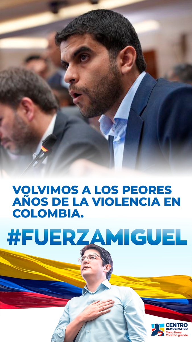 Así fue que volvimos a los peores años de la violencia en Colombia que tienen a nuestro amigo y senador Miguel Uribe luchando por su vida