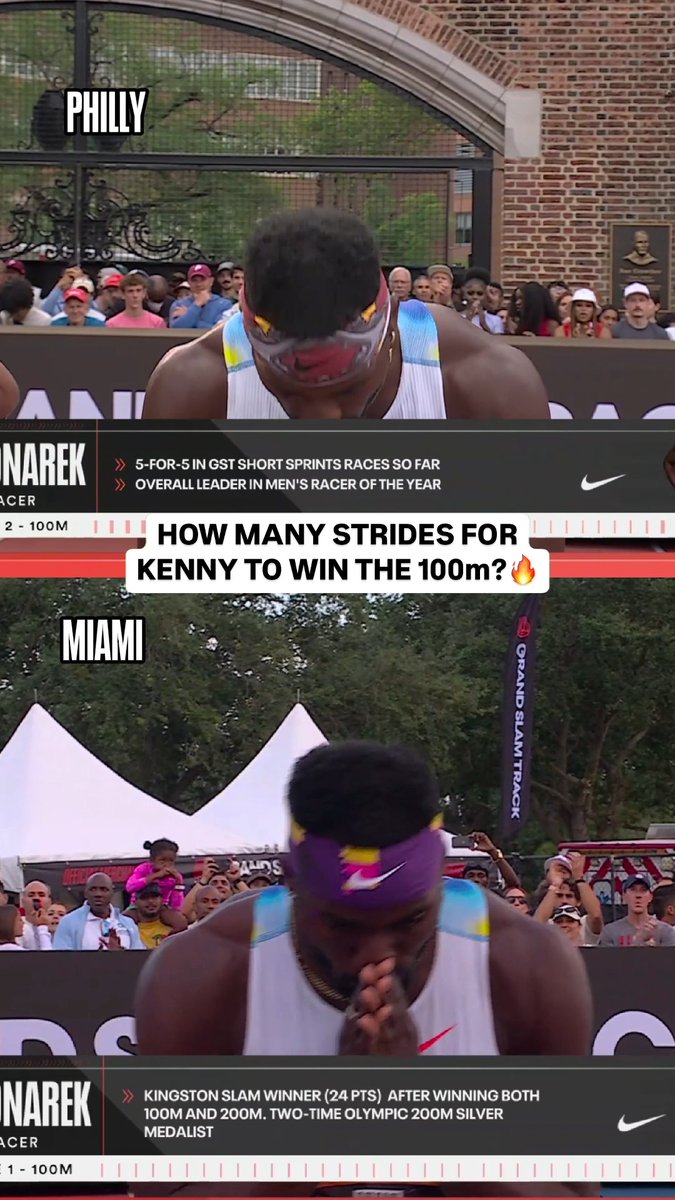 Stride check 👀 Kenny Bednarek switched up the pattern but kept the wins coming.