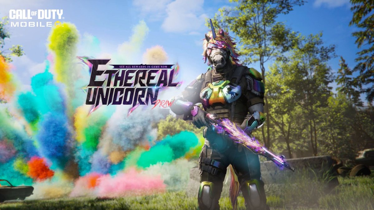 This isn't fantasy, it's firepower! 🦄 Unlock Bulldozer - Rainbow Death in the Ethereal Unicorn Draw. Live now!