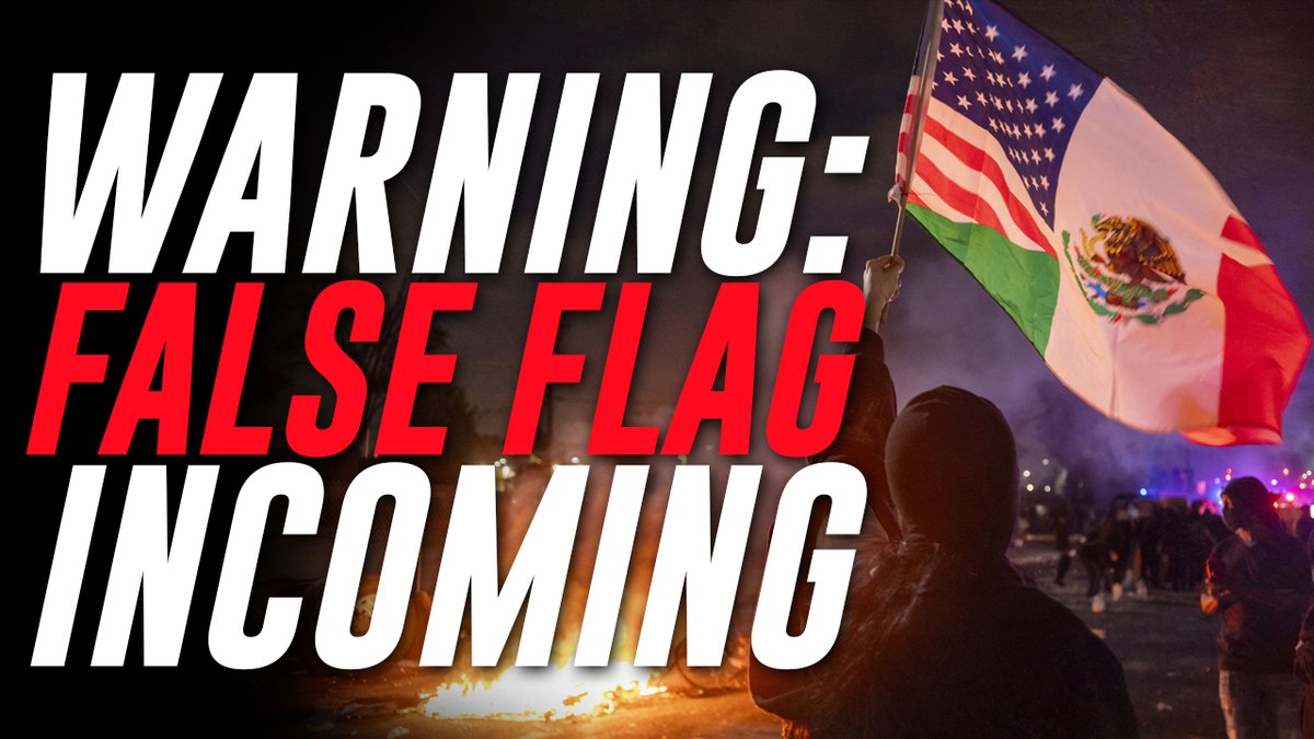 In January, Alex Jones Predicted That The Democrats Would Set LA On Fire In June As The Catalyst For A Larger, Violent Civil War Now, The Final Piece Of His Nightmare Prediction Is About To Happen— Enter The False Flag🚩