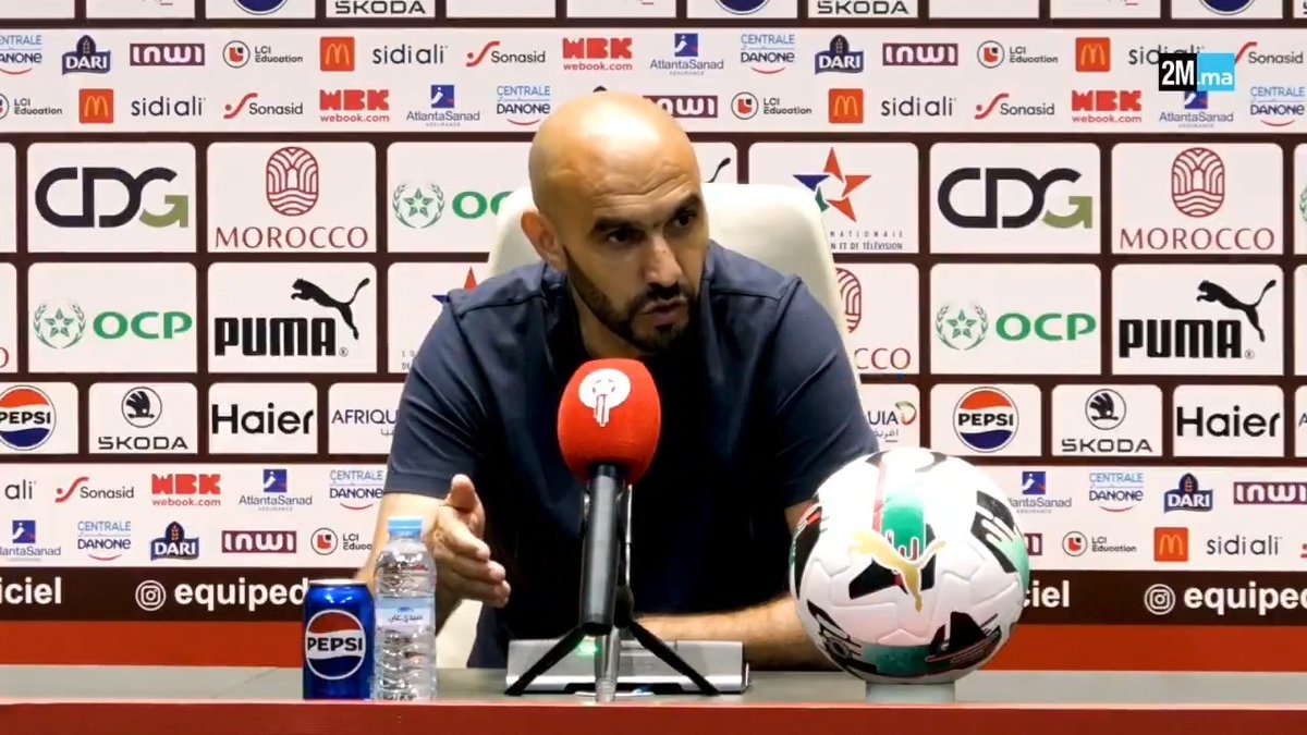 🎙الركراكي: " بالأرقام.. أنا أفضل مدرب في تاريخ المنتخب إلى حدود اليوم" 🇲🇦 #DimaMaghrib