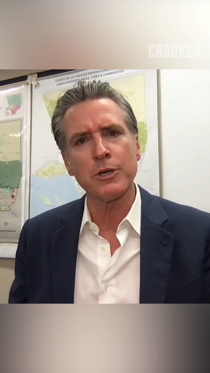 NEW: Gov. Gavin Newsom's message to people living in the 49 other states thinking this is just Trump going after California: “It’s a preview of things to come. It’s a coming attraction.” Watch the full interview on Pod Save America’s YouTube channel.