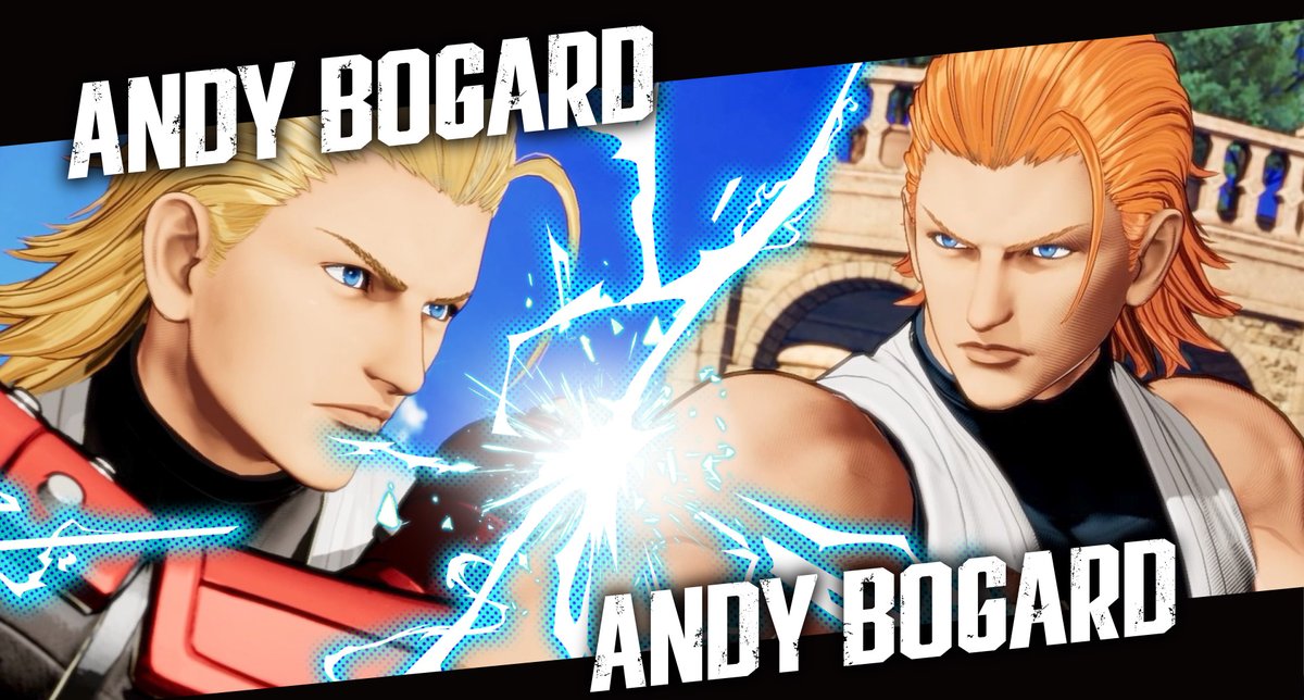 DLCキャラクター「アンディ・ボガード」の開発者対戦動画を公開🤜🤛🔥 ▶▶▶ アンディ VS アンディ ◀◀◀ アーケードスタイルによる対戦です👊 配信日についてはもうまもなく…‼️ #餓狼伝説 #CotW #アンディ・ボガード