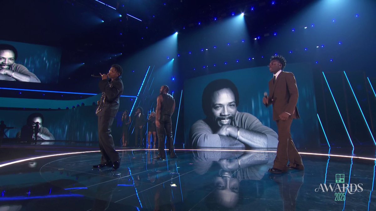 #MilesCanton, #LukeJames & Lucky Daye delivered a soulful Quincy Jones tribute at the #BETAwards 🎤🔥 R&B was alive and well—honoring a legend with pure vibes. #QuincyJones #BlackExcellence