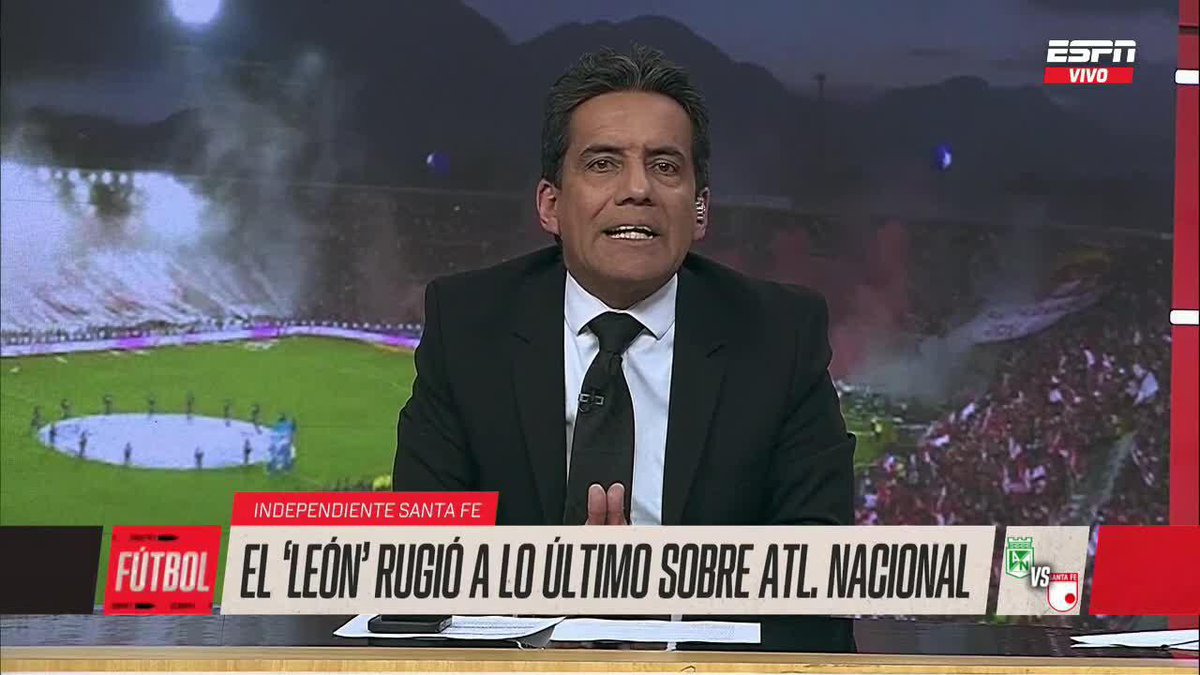 #ESPNEquipoFColombia "Frasica dice que está CALLANDO BOCAS, como la mía por ejemplo. Que cobre, HASTA HOY el líder es Santa Fe " Carlos Orduz acepta las palabras del jugador Cardenal y dice que está bien que cobre ▶️ No te pierdas EQUIPO F por #DisneyPlus
