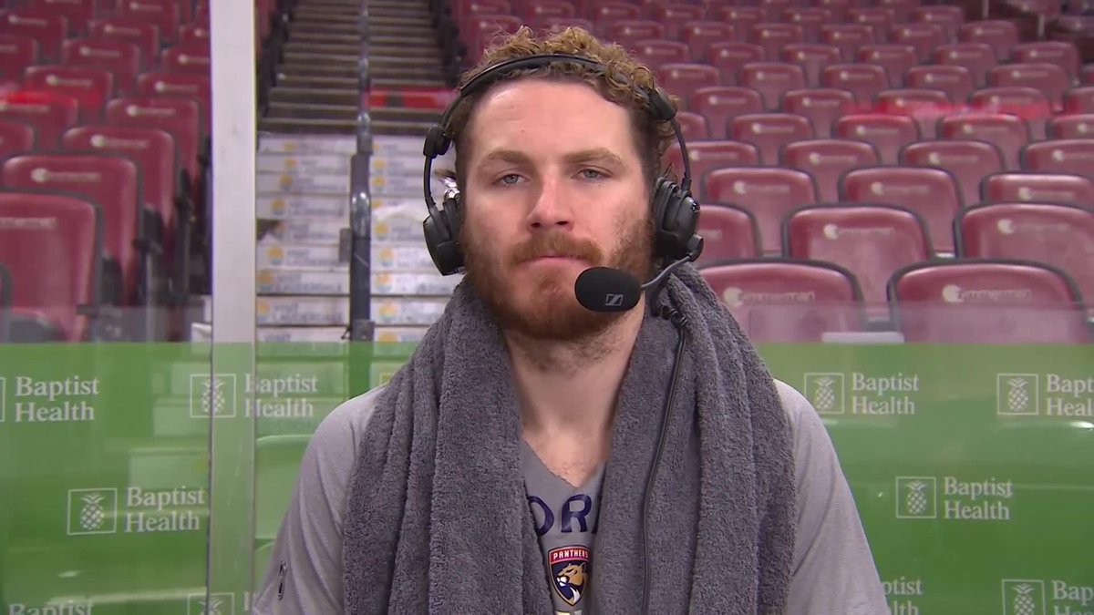 "If you gotta take a punch in the face, you gotta do it... there's a bigger picture" Matthew Tkachuk and the Panthers have their eyes set on something bigger than winning a fight 👀