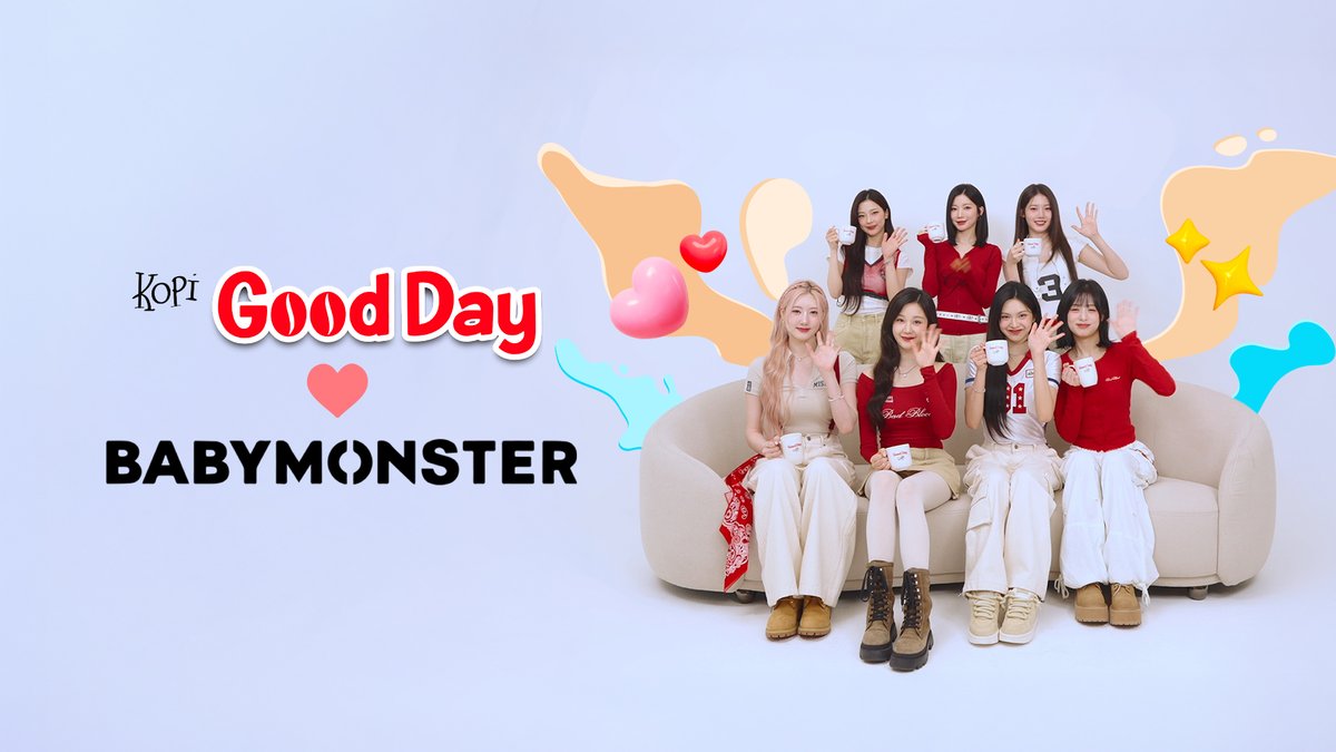 THE WAIT IS OVER! 🫶 Sekarang, BABYMONSTER bisa nemenin apa pun mood kamu dengan banyaknya rasa Kopi Good Day! Cobain rasa terbaru Good Day Latte, Original & Butterscotch! It's a Perfect Korean Latte🫰 #GoodDayxBABYMONSTER #HaveperfeKday #KopiGoodDay #BABYMONSTER