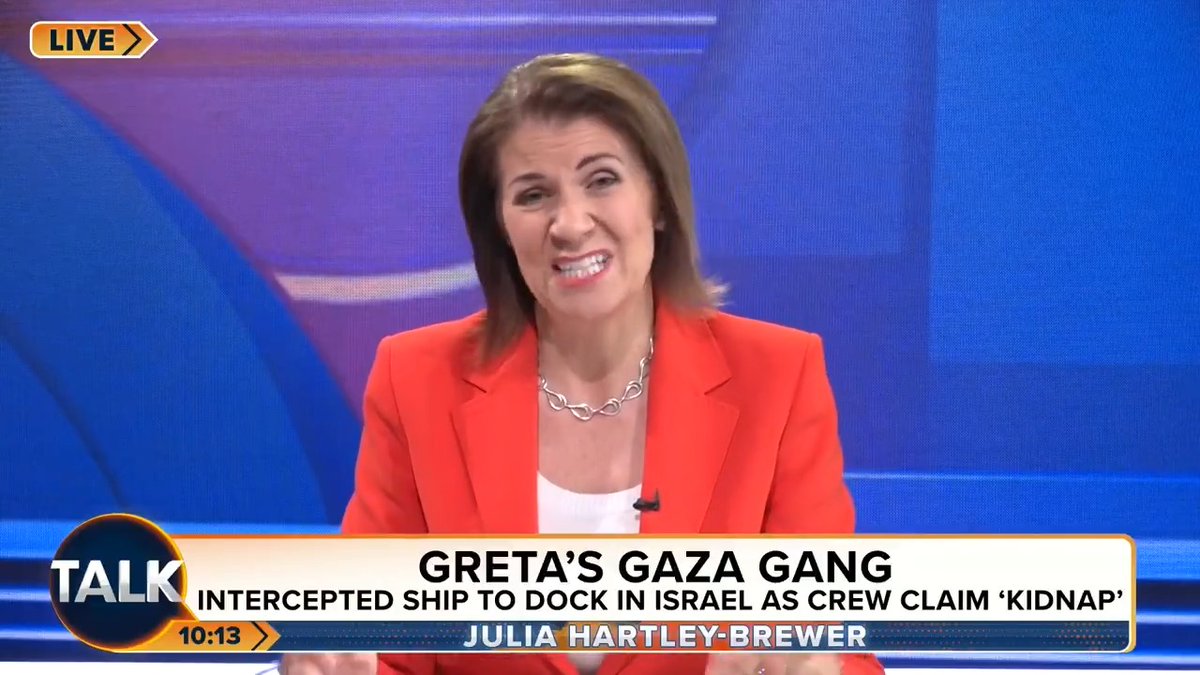 This is brutal! A British TV host just dropped some truth bombs on top Hamas cheerleader Greta Thunberg. Do you agree with every word she said? I absolutely do — share if you do too!
