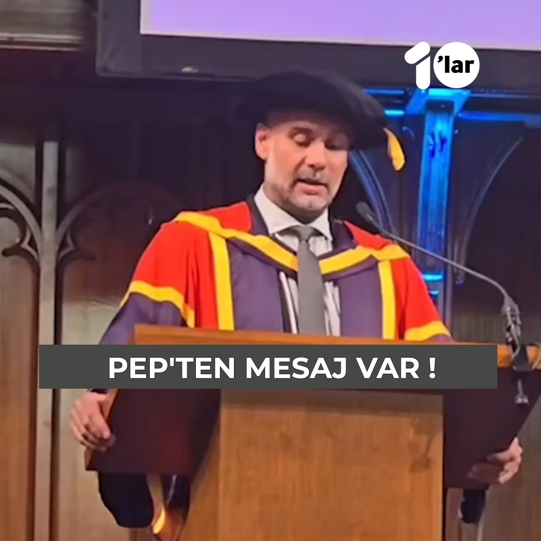 Manchester City teknik direktörü Pep Guardiola, Manchester Üniversitesi fahri doktora ünvanı ödül töreninde konuştu. "Gazze'de yaşanan acıyı, tüm vücudumla hissediyorum."