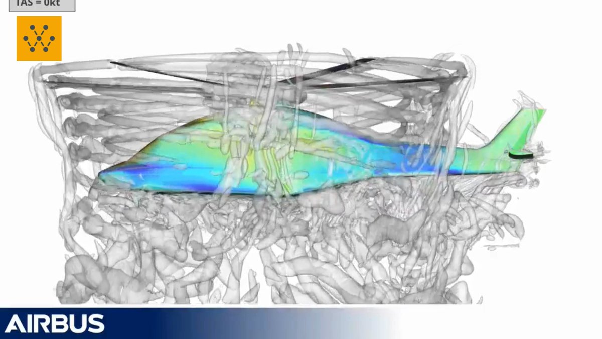 Airbus Helicopters Research on Fluid-Structure Coupling in Hover and Low-Speed Flight Airbus Helicopters has conducted advanced simulations to study fluid-structure interactions between the main rotor and airframe under hover and low-speed conditions. These interactions are critical to understanding and improving rotorcraft performance and design. The simulation results were validated against flight test data, demonstrating strong agreement and model accuracy. Video source: Airbus Helicopters / Damien Desvigne / Airbus #simulation #aircraft #aviation #technology #engineering #stem #innovation ----------------------- Wanna get your company on Wevolver too? Learn how: