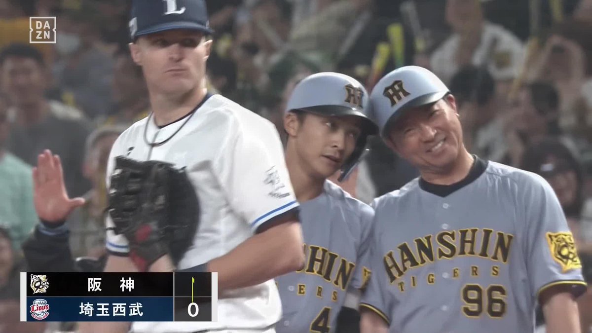 筒井コーチもニッコニコ 熊谷敬宥 鮮やか先制打 一塁ベース上であのパフォーマンス #オレをみろ 「DAZN BASEBALL」 月々2,300円 (年間プラン・月々払い) 年間契約の初月無料 登録はこちら⏬ ⚾プロ野球 (2025/6/10) 🆚西武×阪神 📱Live on DAZN #阪神タイガース