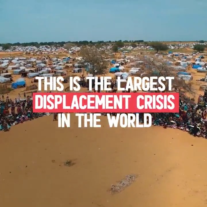 The war in #Sudan has triggered the world's largest hunger catastrophe and largest displacement crisis. WFP is working relentlessly to deliver lifesaving food and nutrition assistance to millions of affected people across the region.