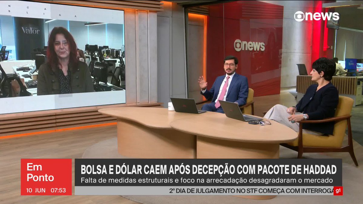 Bolsa e dólar caem após decepção com pacote de Fernando Haddad; falta de medidas estruturais e foco na arrecadação desagradaram o mercado. #EmPonto ➡ Assista à #GloboNews: