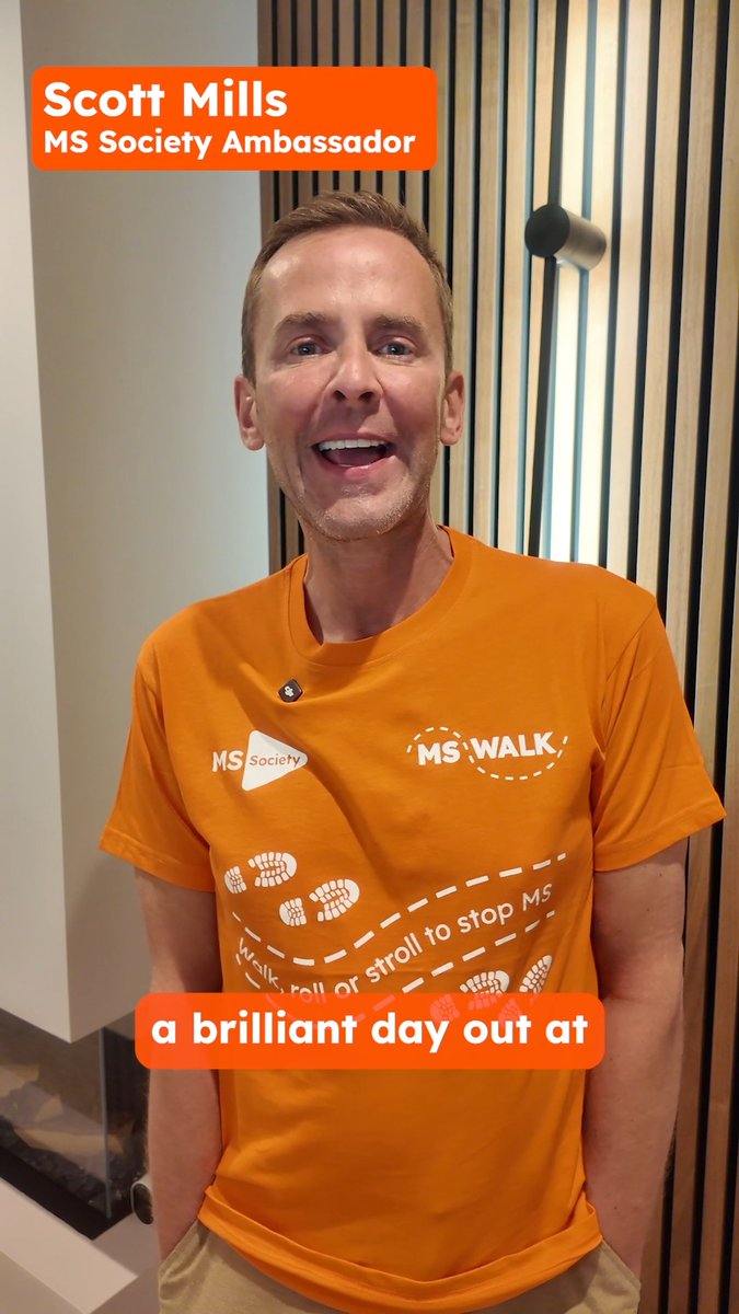 Are you joining us for one of our MS Walks? Our Ambassador Scott Mills tells us why he'd love you to join him on 14 June for our MS Walk Birmingham! Walk, roll or stroll to help raise awareness and funds for MS research 🔬 Find an MS Walk near you: