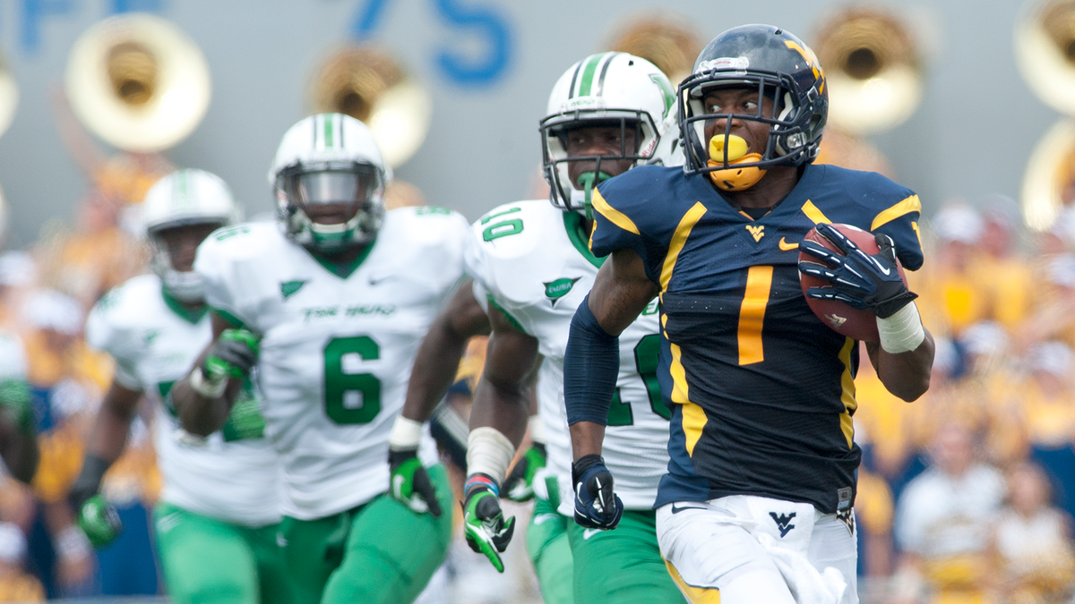 There is speed…… then there is WVU speed! #HardEdge