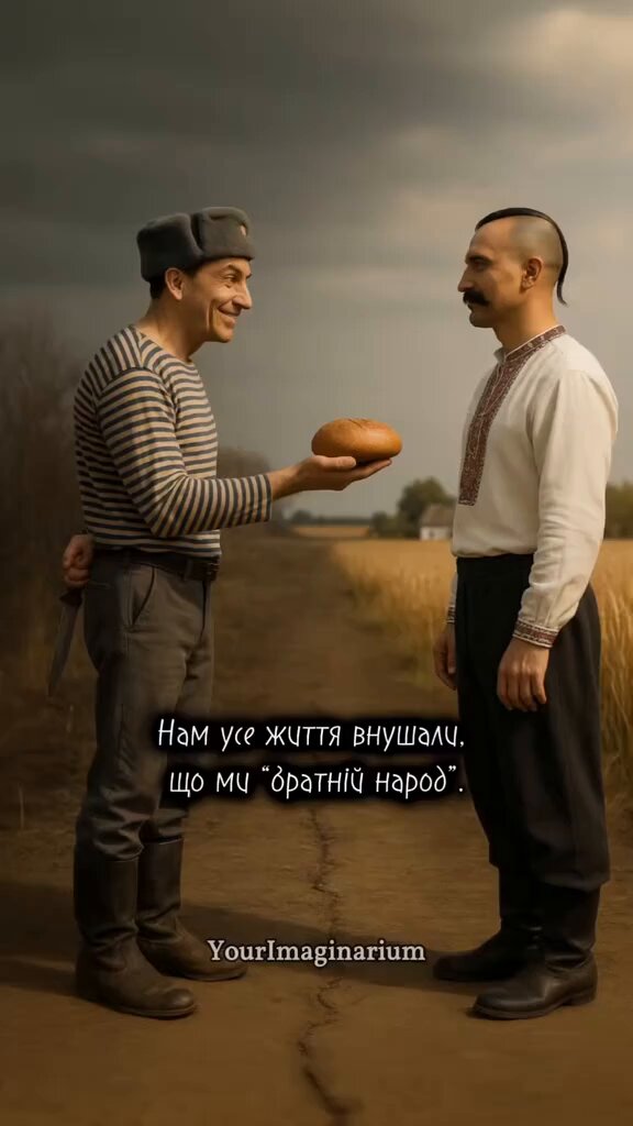 Ми ніколи не були й не будемо аднім народом!!!!! Щоб вас, росіяни, ГОСПОДЬ РОЗВІЯВ! Відлітайте до дідька НЕЛЮДИ!