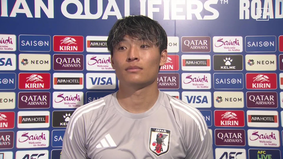「満足せず次に向かいたい」 今日1ゴール2アシストの町野修斗 ポストプレーも光った 🏆AFCアジア最終予選 🆚日本×インドネシア 📺#DAZN ライブ配信 最強の #代表みようぜ