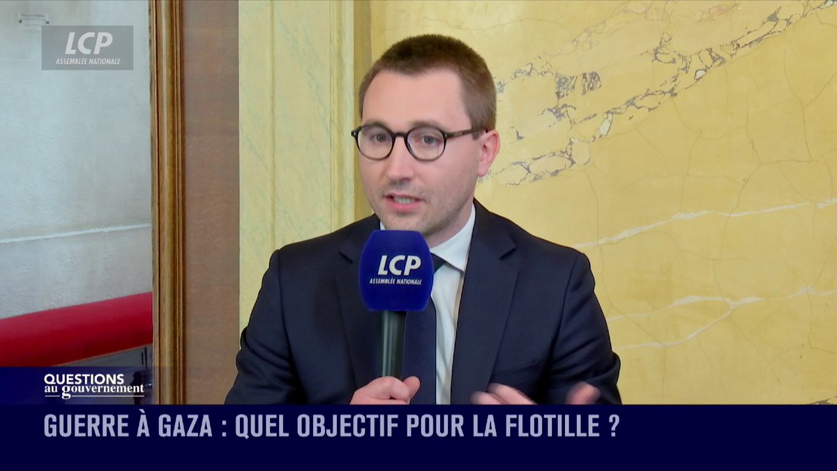 Flotille pour Gaza : "Ce sont des prisonniers dรฉtenus illรฉgalement. Ils ne refusent pas de rentrer, mais de signer un papier qui leur demande de reconnaitre qu'ils sont entrรฉs illรฉgalement sur le territoire israรฉlien, ce qui n'est pas le cas", prรฉcise Antoine Lรฉaument ๐ซ๐ท. #DirectAN #QAG