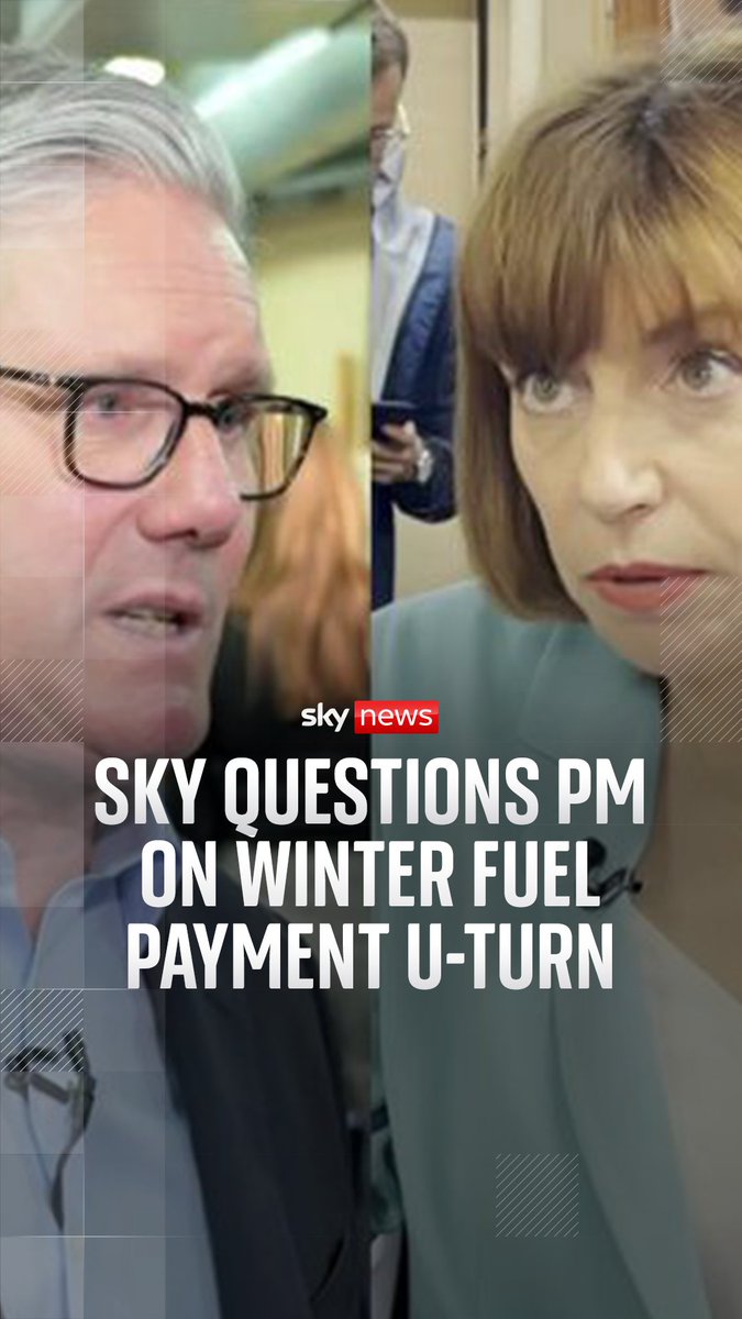 Sky's Political Editor Beth Rigby challenges the prime minister on his winter fuel allowance policy reversal, asking him if he realised he had "got it wrong".