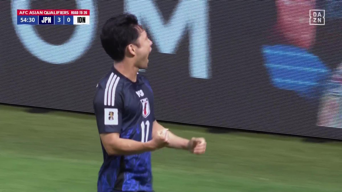 相手が相手🇮🇩なのでゴール⚽️にはなったけど… ▶︎相変わらず日本代表🇯🇵は「3線速攻」が下手ですね🥶 ☑️中央からボールを運ぶ中村敬斗⭕️ ☑️ボールと並走する三戸舜介❌ ☑️広がらず内側入ってくる久保建英❌ (基礎的な動きが標準化されていない=和式)