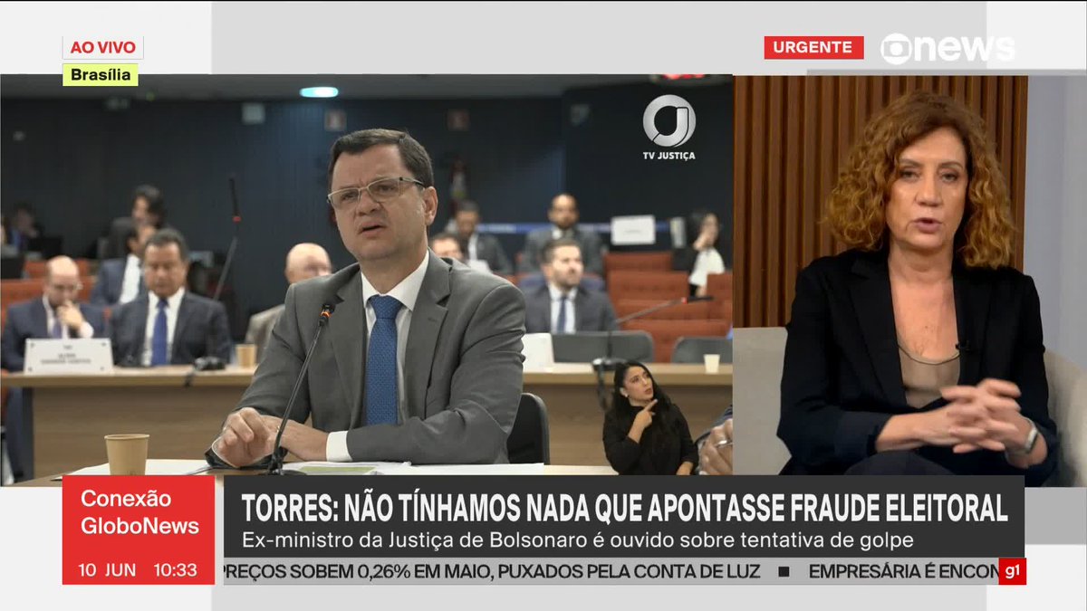 “Ele é a pessoa que estaria no comando da segurança do DF e fugiu do local”, diz Míriam Leitão sobre Anderson Torres. “Era uma pessoa muito engajada na conspiração para que não houvesse o respeito ao resultado eleitoral.” #ConexãoGloboNews ➡ Assista à #GloboNews: