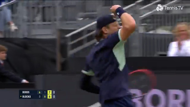 Finishing with a flourish 💥 Zizou Bergs comes out on top in a rain interrupted duel 6-3 1-6 7-6(3) over his compatriot Blockx! Libéma Open🎾 | #LibemaOpen