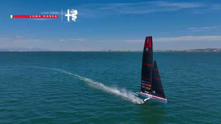 #AlfaRomeo partners with Luna Rossa Team. Two Italian icons united by one shared vision. Alfa Romeo will support Luna Rossa in the challenge of the 38^ #AmericasCup. The surface may change — but the passion, instinct, and drive for innovation are the same. #LunaRossa